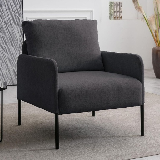 [1000053] Sillón Mónaco Gris Oscuro